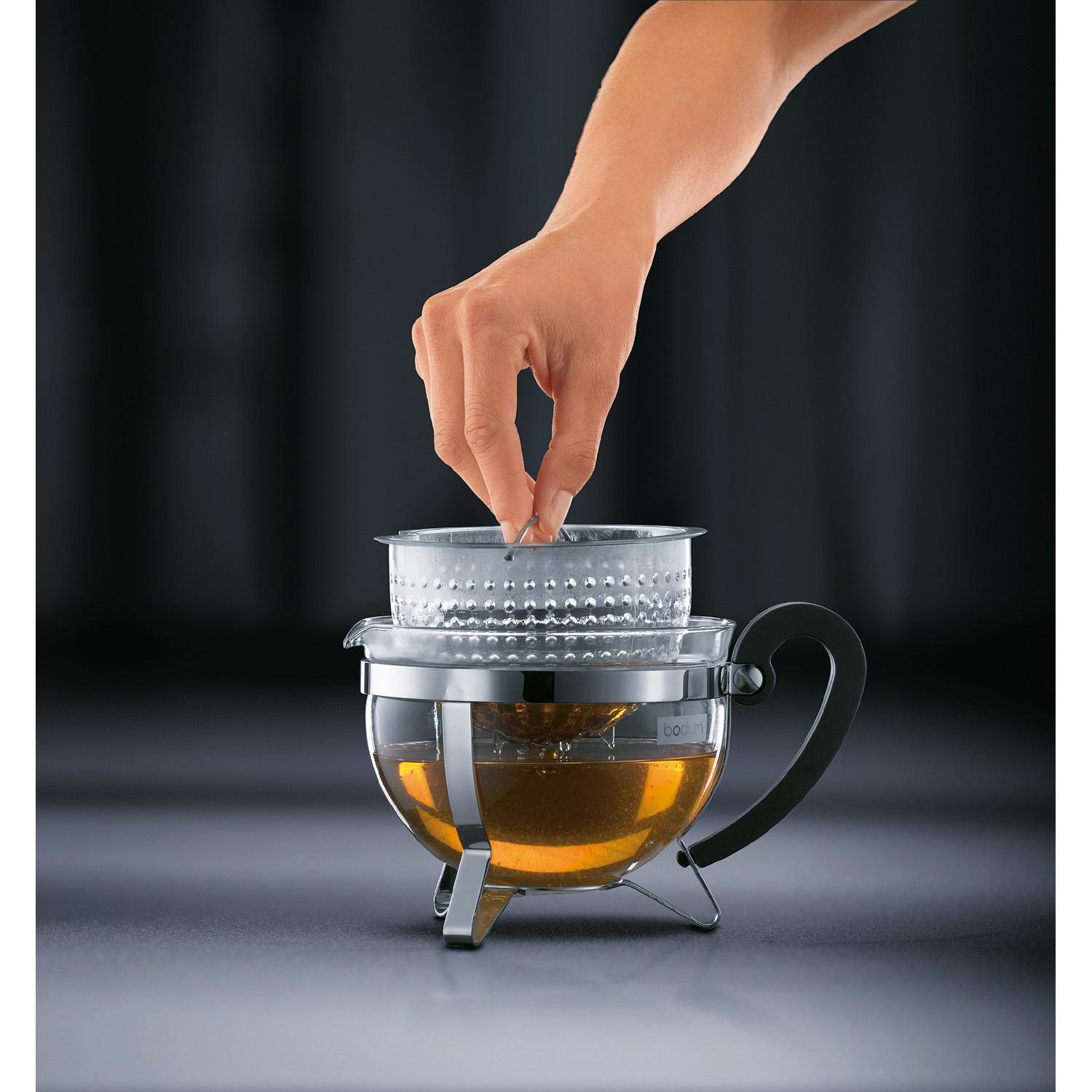 Produktbild bodum Teebereiter Chambord mit farbigem Plastikdeckel 1 l 3 von 6