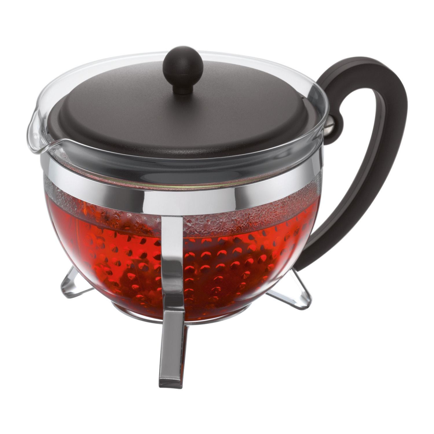 Produktbild bodum Teebereiter Chambord mit farbigem Plastikdeckel 1,3 l 2 von 7