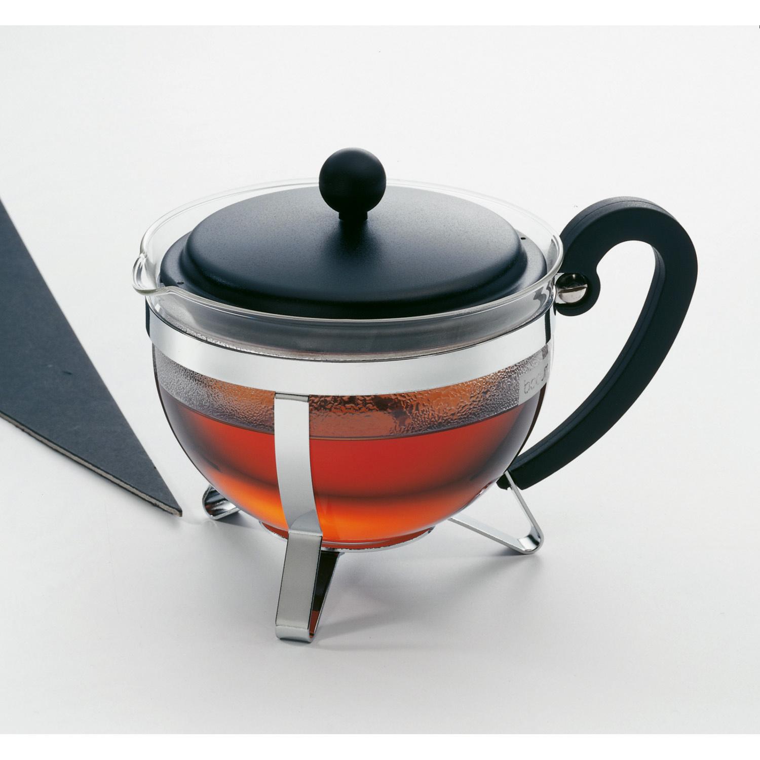 Produktbild bodum Teebereiter Chambord mit farbigem Plastikdeckel 1,3 l 3 von 7