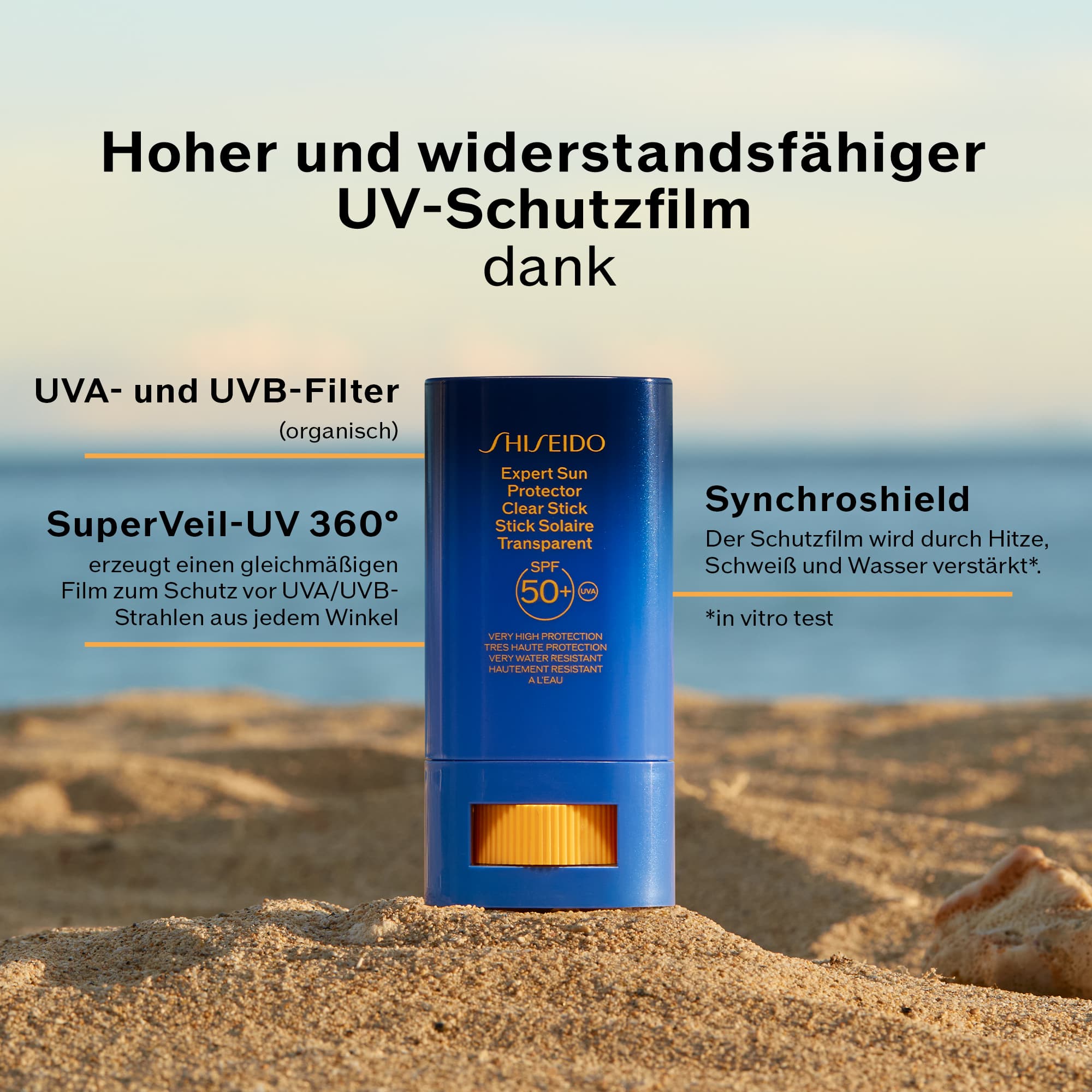 Produktbild SHISEIDO Expert Sun Proctector Clear Stick SPF50+ 7 von 10