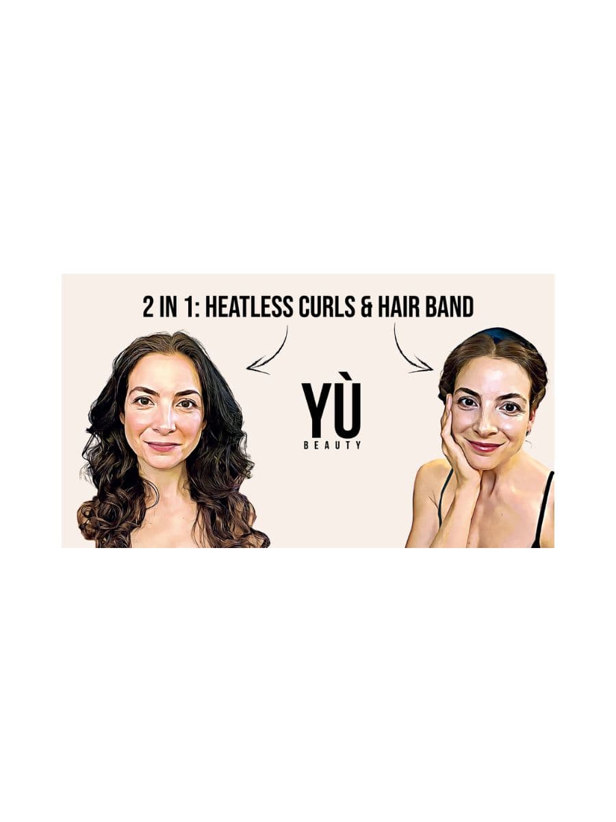 YÙ BEAUTY 2in1 Heatless Curls & Hair Band