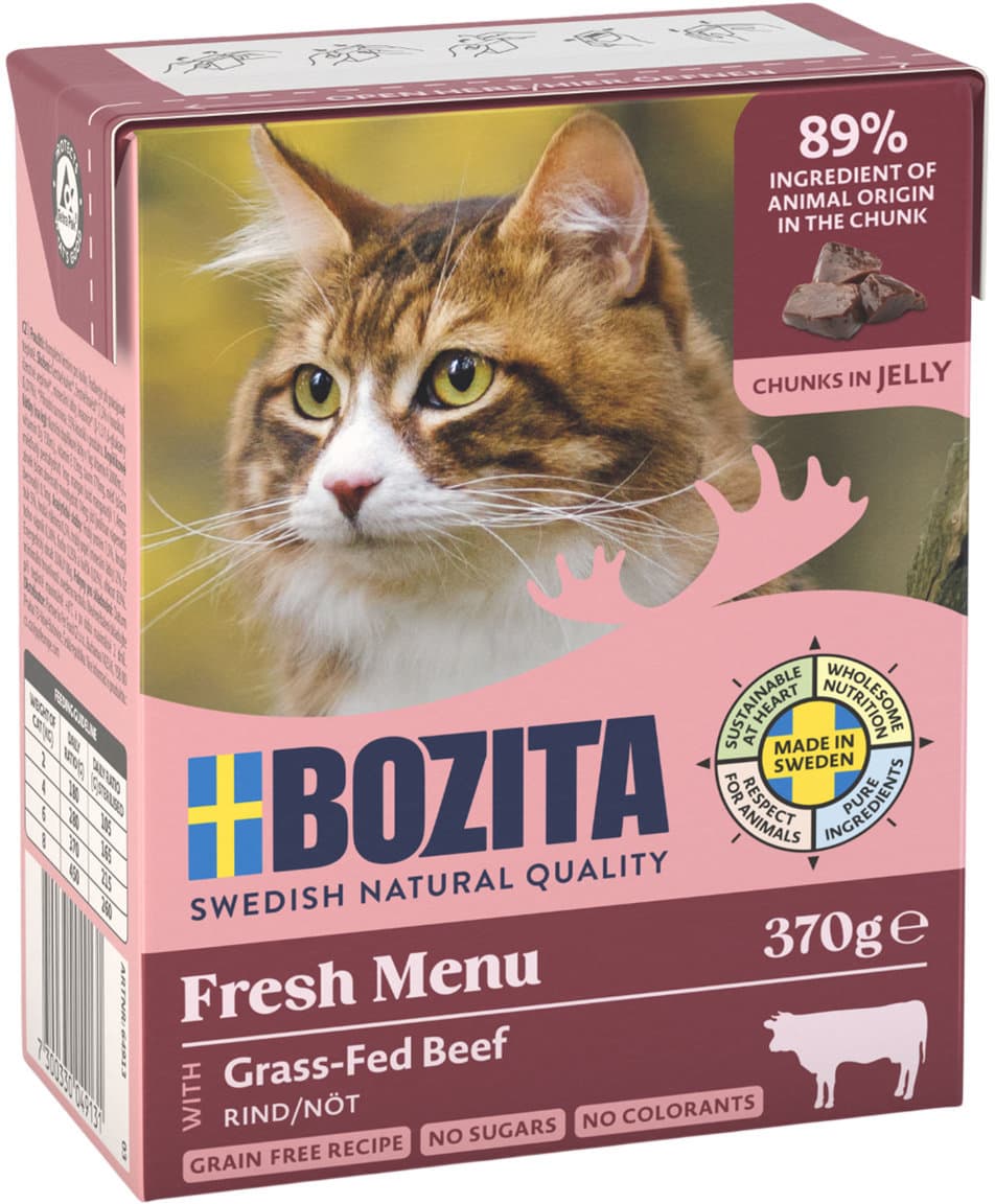 BOZITA Katzennassfutter Fresh Menu Rind