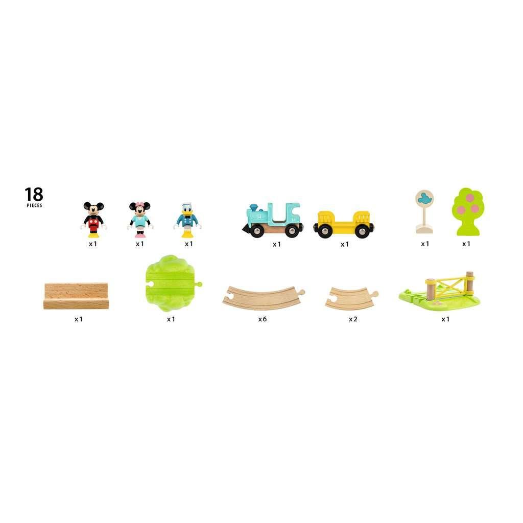 Produktbild BRIO World 32277 Micky Maus Eisenbahn-Set - Ergänzung der BRIO Holzeisenbahn - Empfohlen ab 3 Jahren 10 von 12