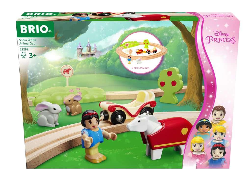BRIO Disney Princess 32299 Schneewittchen Eisenbahn-Set - Liebevolles Spiel-Set
