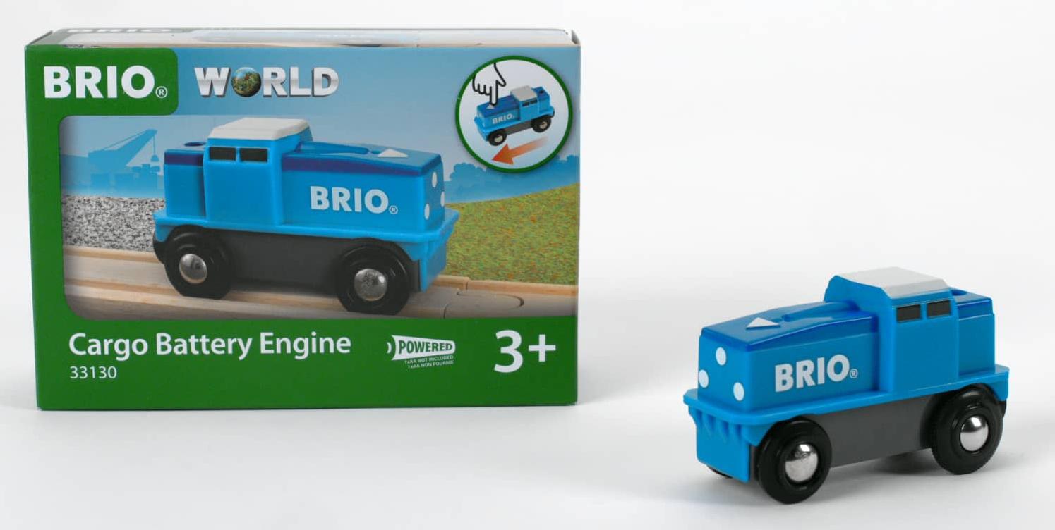 Produktbild BRIO Bahn - Blaue Batterie-Frachtlok 3 von 4