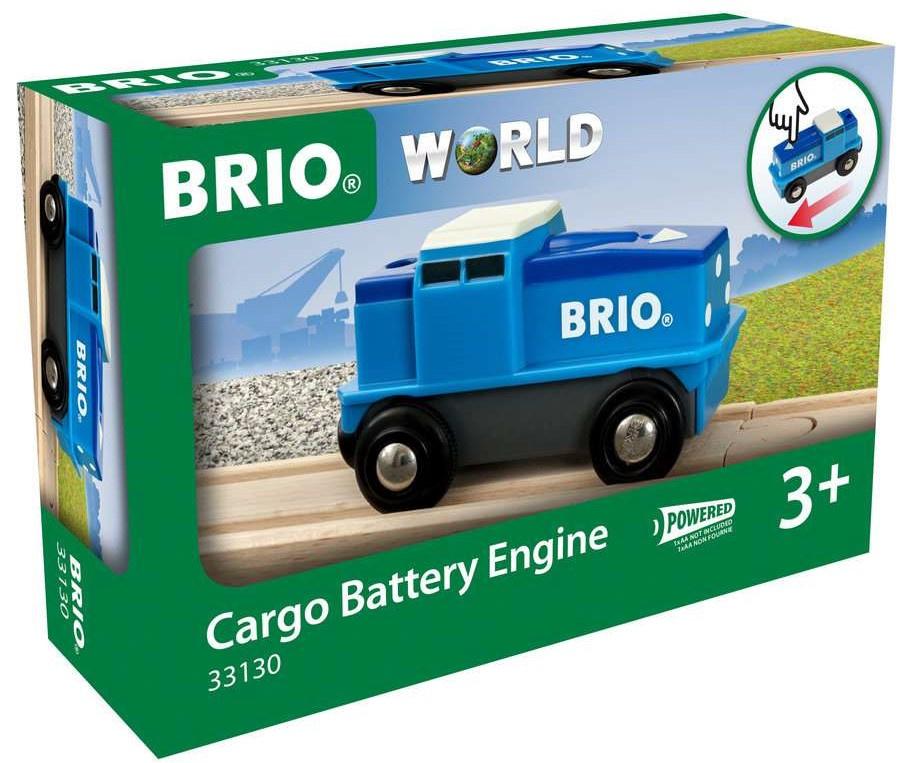 BRIO Bahn - Blaue Batterie-Frachtlok