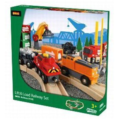 BRIO Bahn - Großes Güterbahnhofset 75tlg