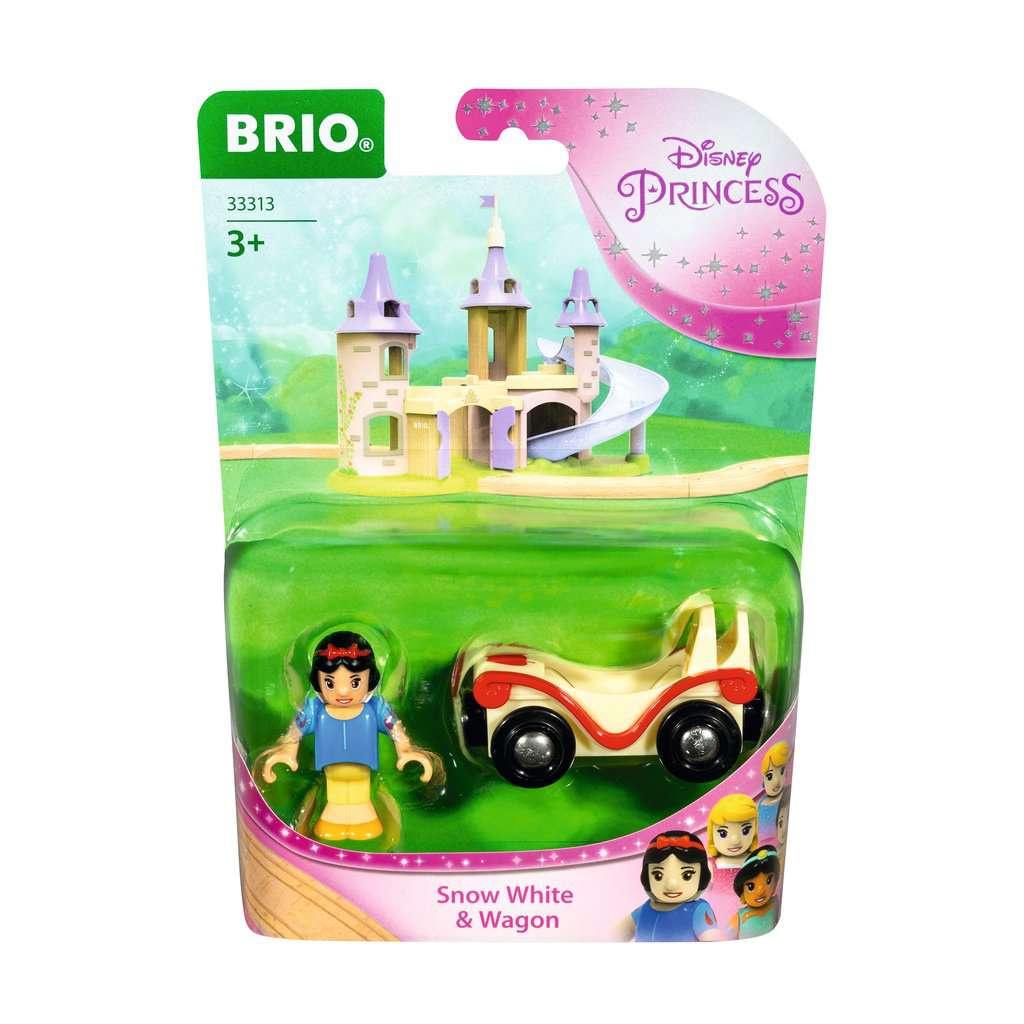 BRIO Disney Princess 33313 Schneewittchen mit Waggon - Ergänzung für die BRIO Holzeisenbahn - Empfohlen ab 3 Jahren