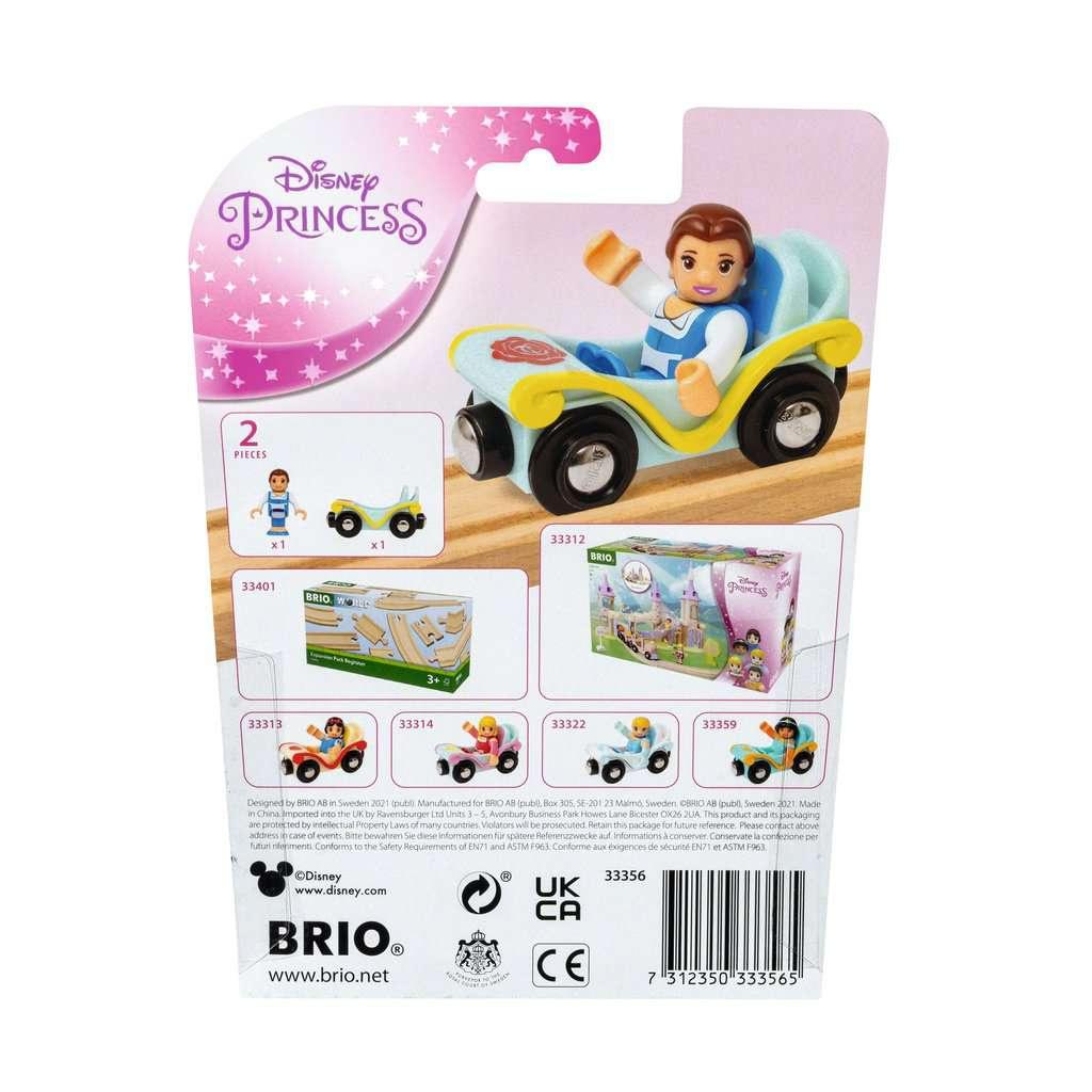 Produktbild BRIO Disney Princess 33356 Belle mit Waggon - Ergänzung für die BRIO Holzeisenbahn - Empfohlen ab 3 Jahren 2 von 4