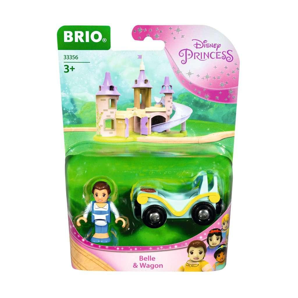 BRIO Disney Princess 33356 Belle mit Waggon - Ergänzung für die BRIO Holzeisenbahn - Empfohlen ab 3 Jahren