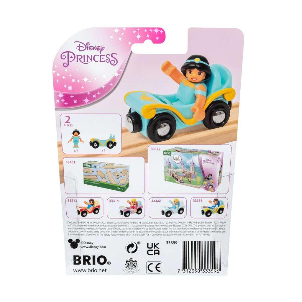 Produktbild BRIO Disney Princess 33359 Jasmin mit Waggon - Ergänzung für die BRIO Holzeisenbahn - Empfohlen ab 3 Jahren 2 von 4