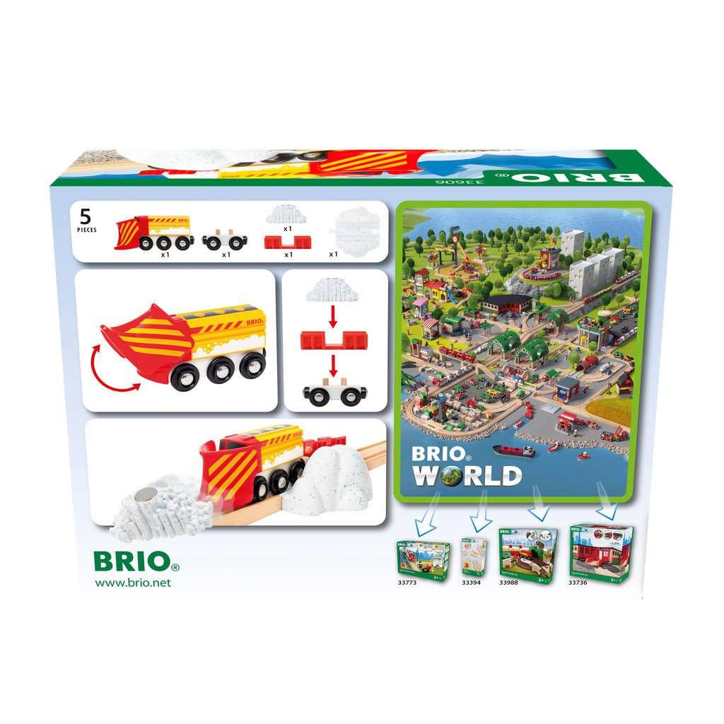 Produktbild BRIO Bahn - 33606 Schneeräumzug - Winterliche Ergänzung für die BRIO Holzeisenbahn 2 von 7