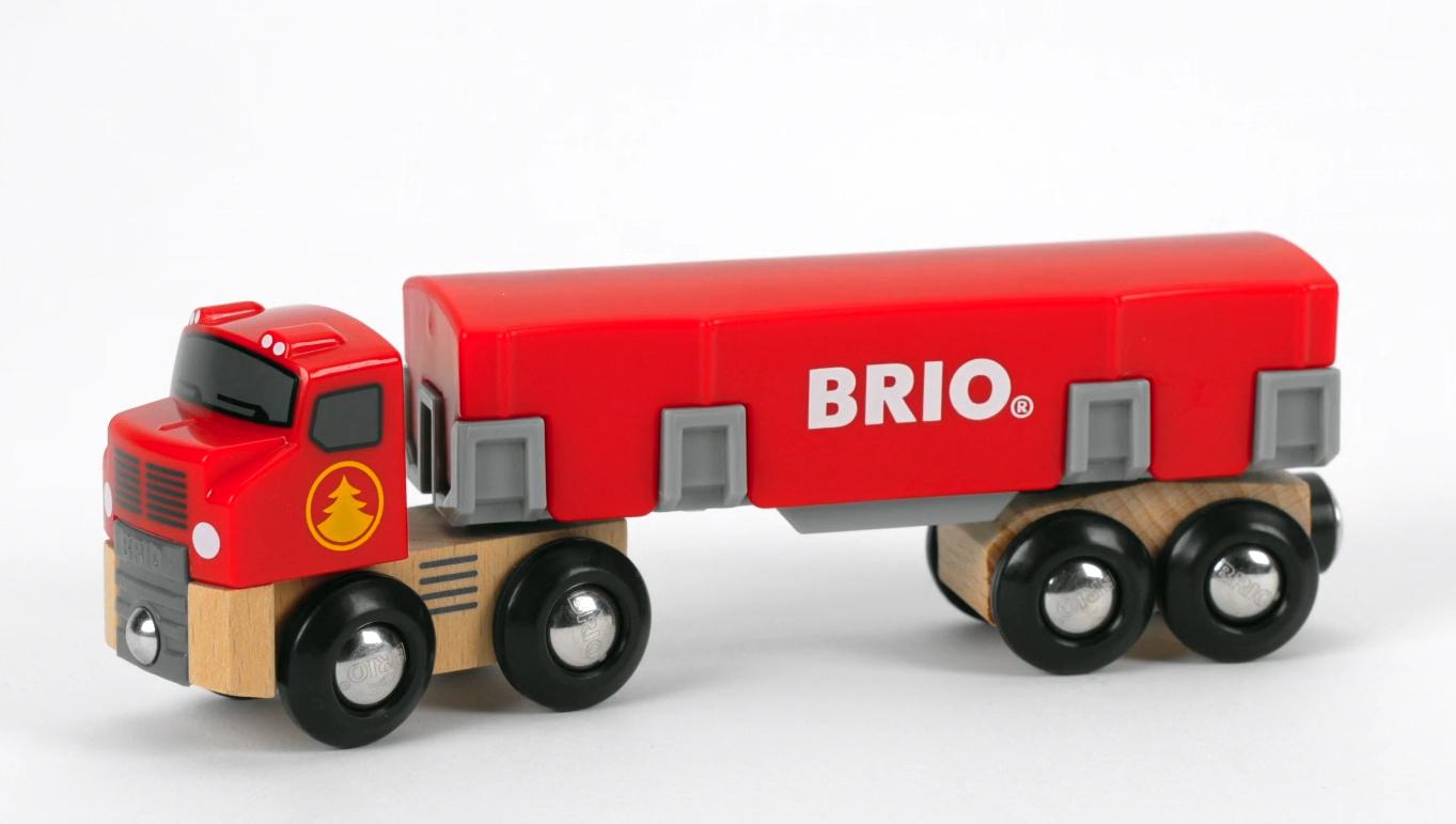 Produktbild BRIO Bahn - Holztransporter mit Magnetladung 5 von 5