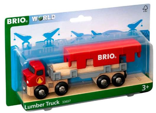 BRIO Bahn - Holztransporter mit Magnetladung