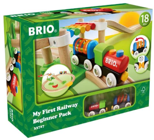 65 Jahre Holzeisenbahn Jubiläums-Zugset | Züge, Waggons & Fahrzeuge | BRIO