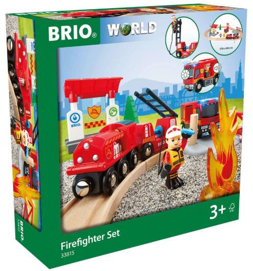 BRIO Bahn - Feuerwehr Set