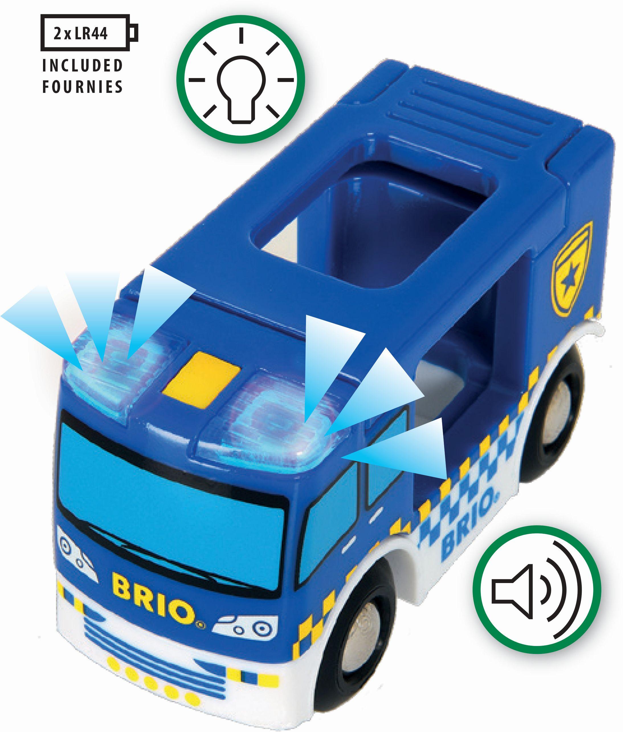 Produktbild BRIO Bahn - Polizeiwagen mit Licht und Sound 3 von 5