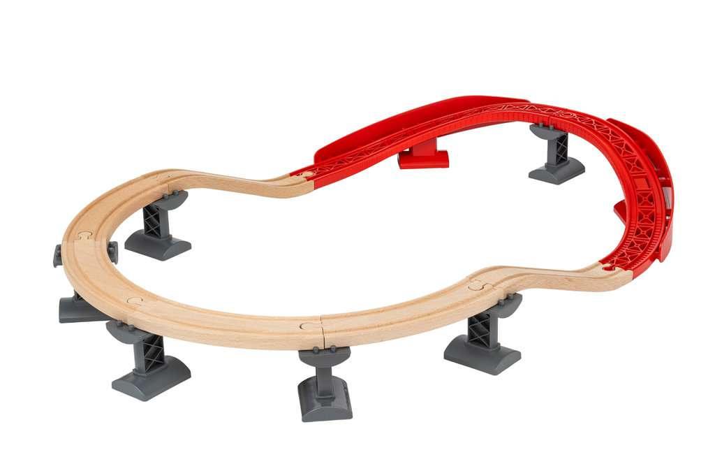 Produktbild BRIO Bahn - BRIO World 33995 Schienenpaket Berg und Tal 16-teiliges Schienenpaket 6 von 14