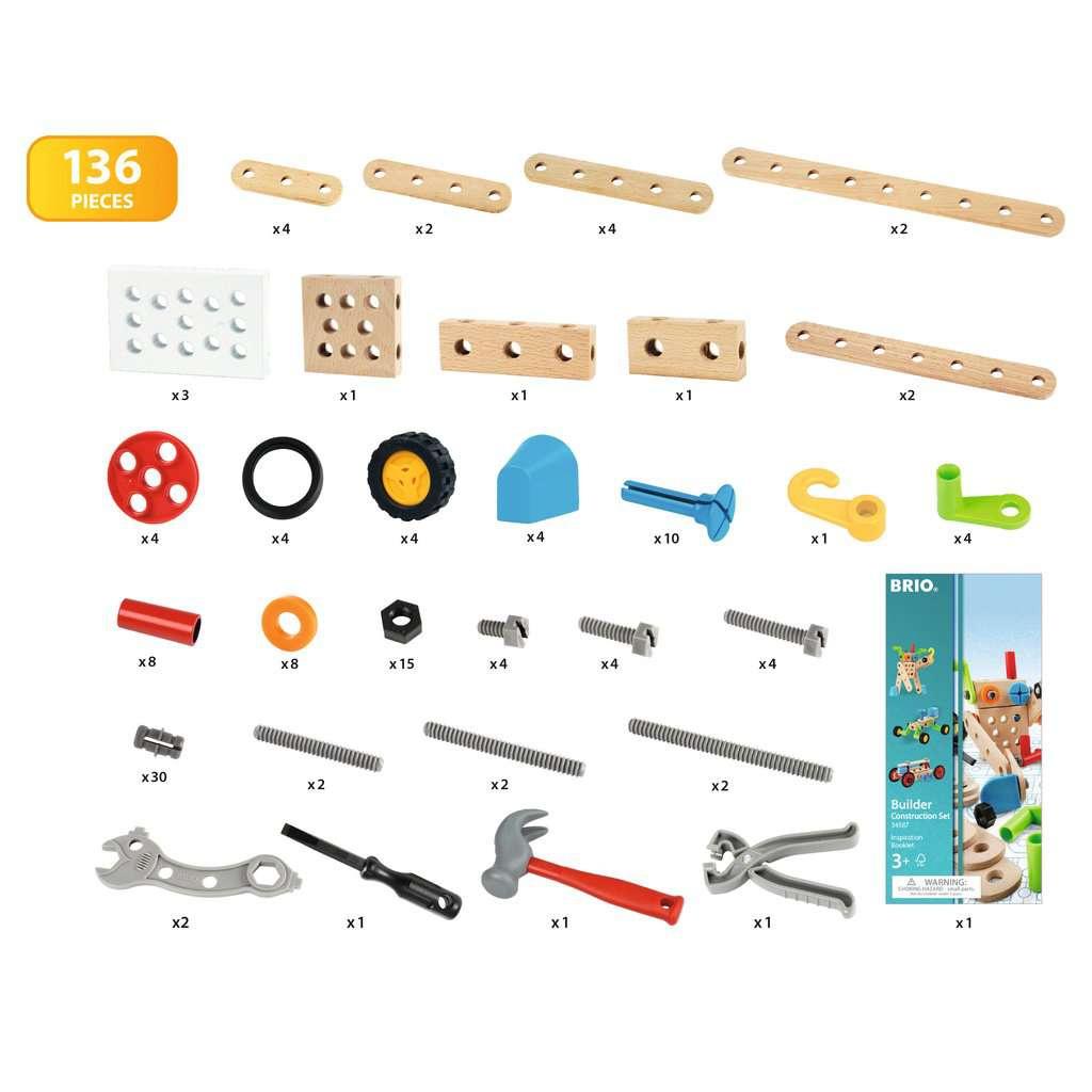 Produktbild BRIO Builder - Box 136 tlg. - Das kreative Konstruktionsspielzeug aus Schweden 3 von 11