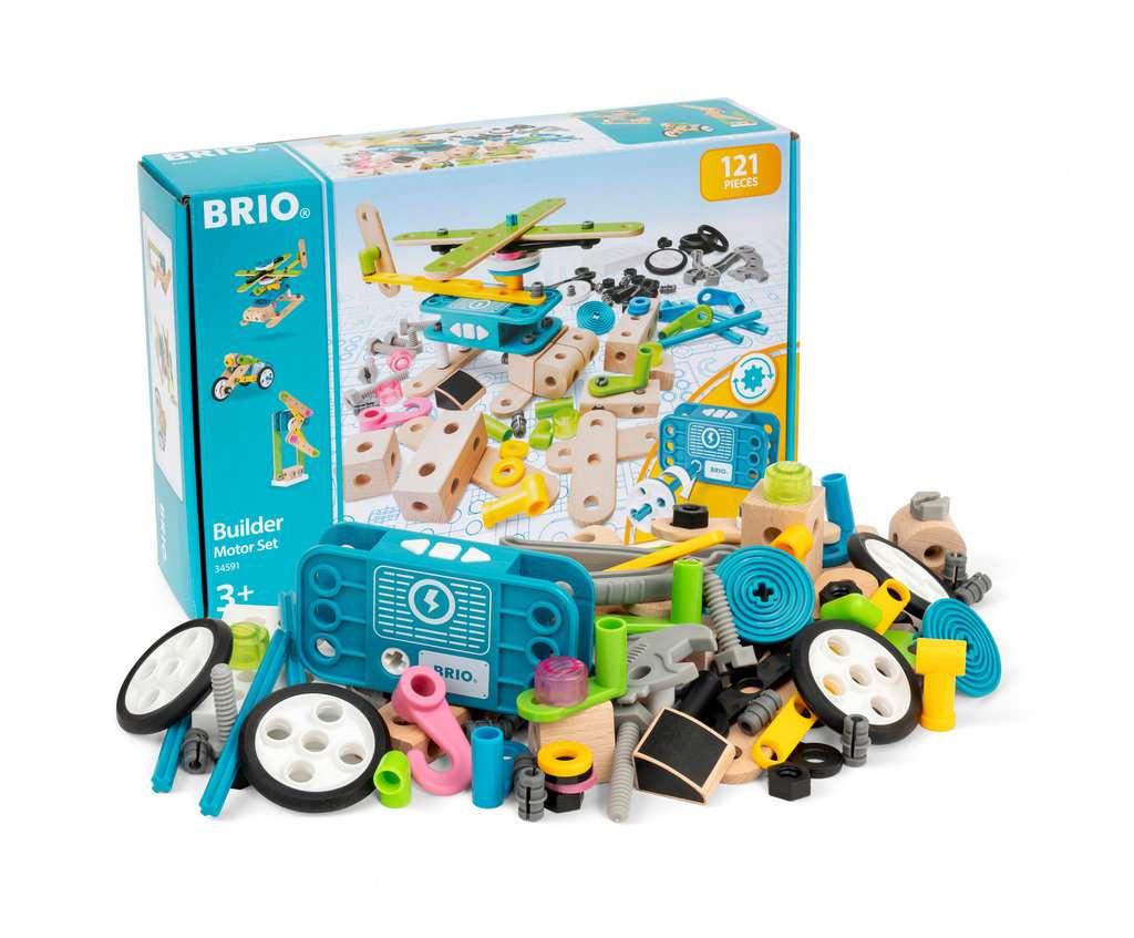 Produktbild BRIO Builder - Motor-Konstruktionsset 120 tlg. - Umfangreiches Set mit Motor zum Konstruieren 3 von 8