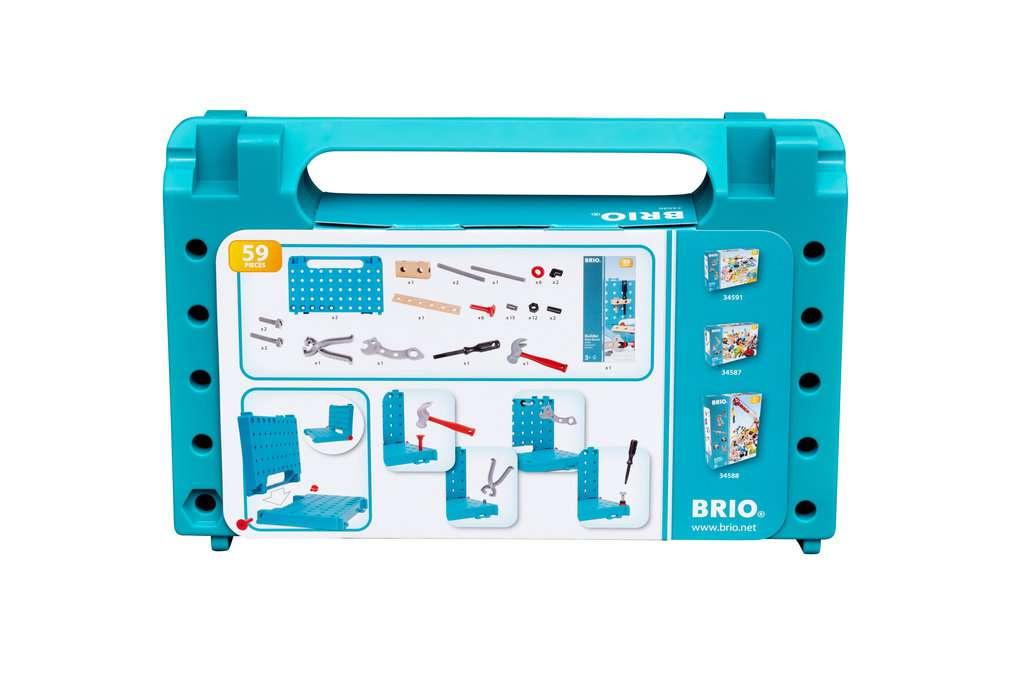 Produktbild BRIO Builder - Werkbank-Koffer - Perfektes Einstiegs-Set für kleine Handwerker 2 von 11