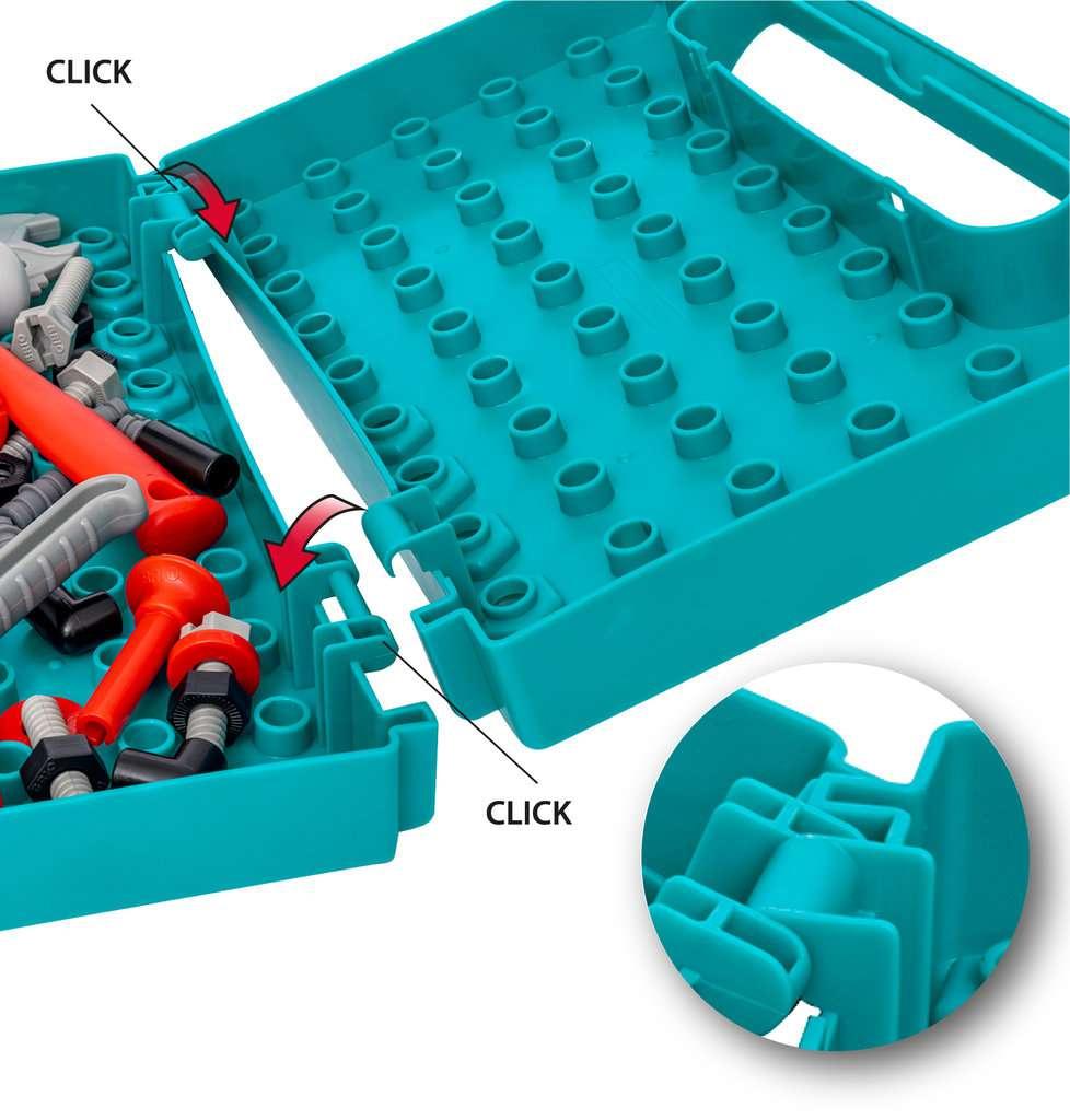Produktbild BRIO Builder - Werkbank-Koffer - Perfektes Einstiegs-Set für kleine Handwerker 3 von 11