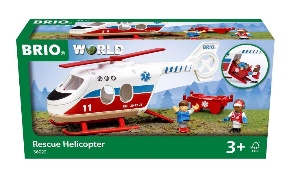 BRIO Bahn - Rettungshubschrauber, Empfohlen für Kinder ab 3 Jahren