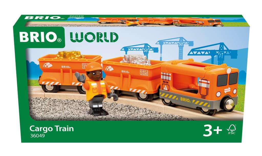 BRIO World - 36049 Güterzug | Zugset für Kinder ab 3 Jahren