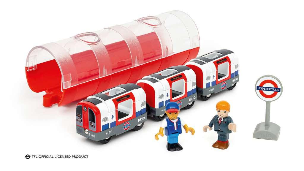 Produktbild BRIO World – 36085 Trains of the World Londoner U-Bahn mit Licht und Sound 2 von 4