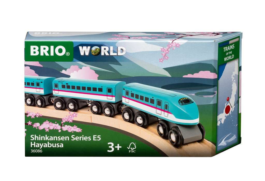 Produktbild BRIO World - Trains of the World Shinkansen Series E5 Hayabusa Zug 2 von 4