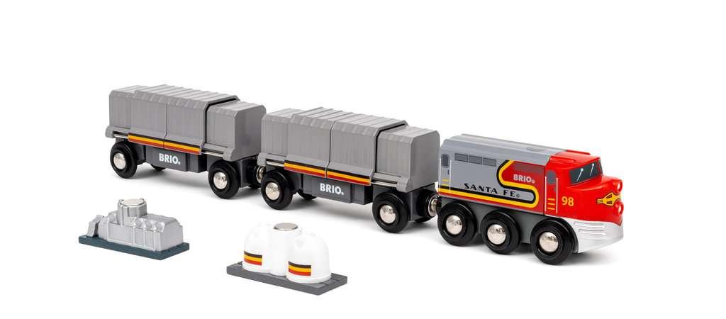 Produktbild BRIO World - Trains of the World Santa Fe Zug 3 von 4
