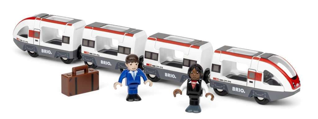 BRIO World – 36090 Trains of the World SBB-Zug | Spielzeugzug für Kinder ab 3 Jahren