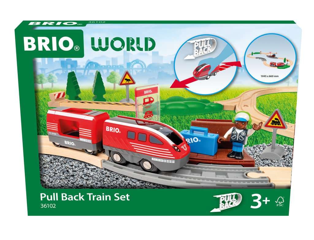 Produktbild BRIO World - Zugset mit Rückziehmotor 2 von 3