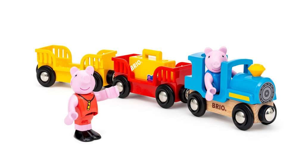 BRIO World - Peppa Wutz Zug / Eisenbahn für Kinder ab 3 Jahren