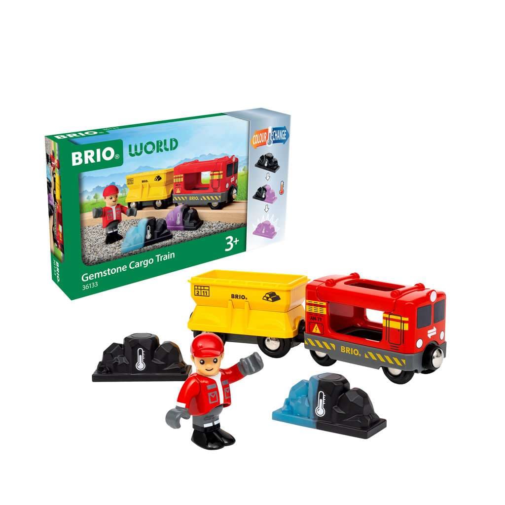 BRIO World - Güterzug mit Farbwechsel-Zubehör  / Spielzeug-Eisenbahn - Edelstein mit Farbwechsel bei Kälte / Wärme
