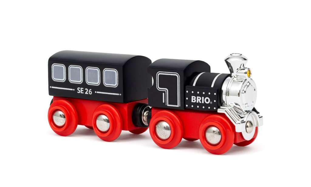 BRIO World - Sondereditionszug 2026 (Holz-Dampflok und Wagen) - Spielzeug-Zug in limitierter Edition