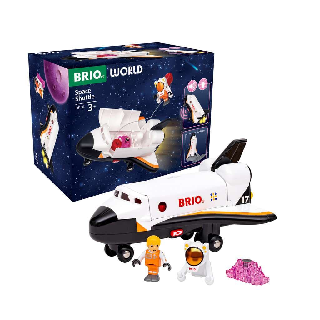 BRIO World 36150 Space Shuttle - großes BRIO World Space Shuttle  - zauberhaftes Geschenk für Kinder ab 3 Jahren