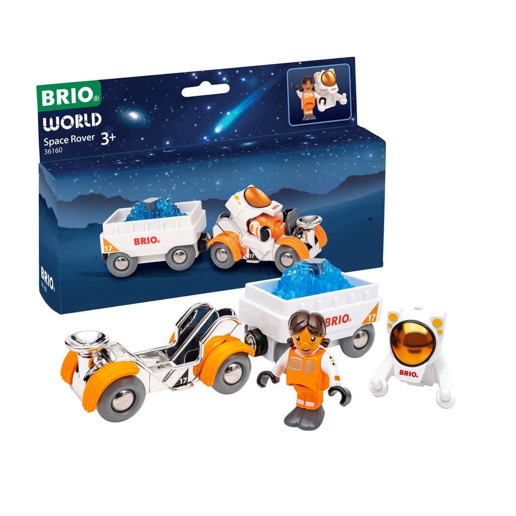 BRIO World 36160 Weltraum Rover - Eisenbahn-Set für Kinder ab 3 Jahren - zauberhaftes Geschenk