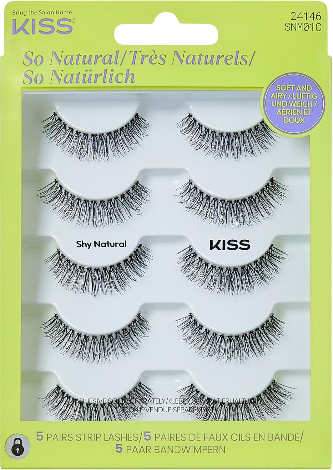 KISS Lashes So Natural Multipack 01 Shy Natural