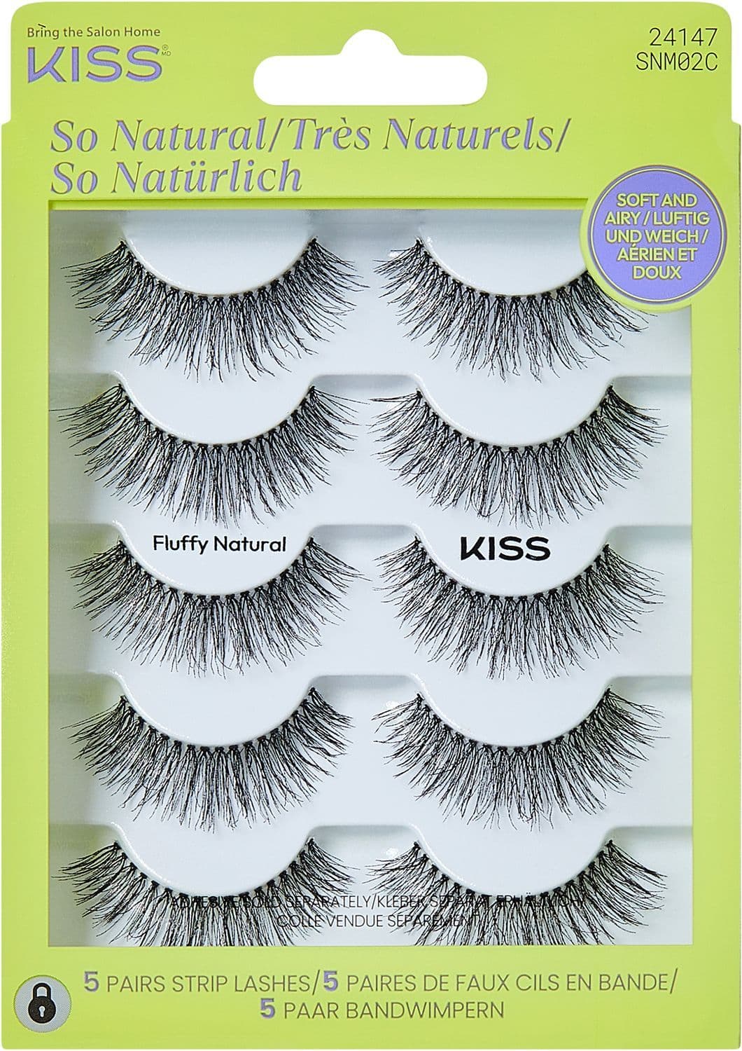 KISS Lashes So Natural Multipack 02 Fluffy Natural