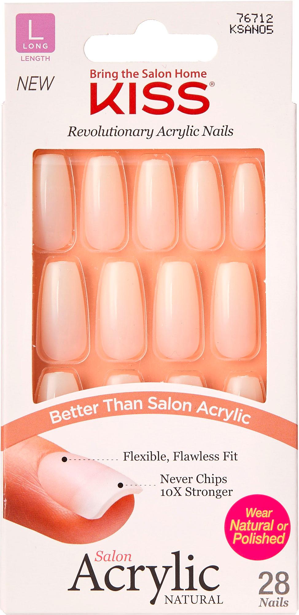 KISS Salon Acrylic Natural Nails - Strong Enough