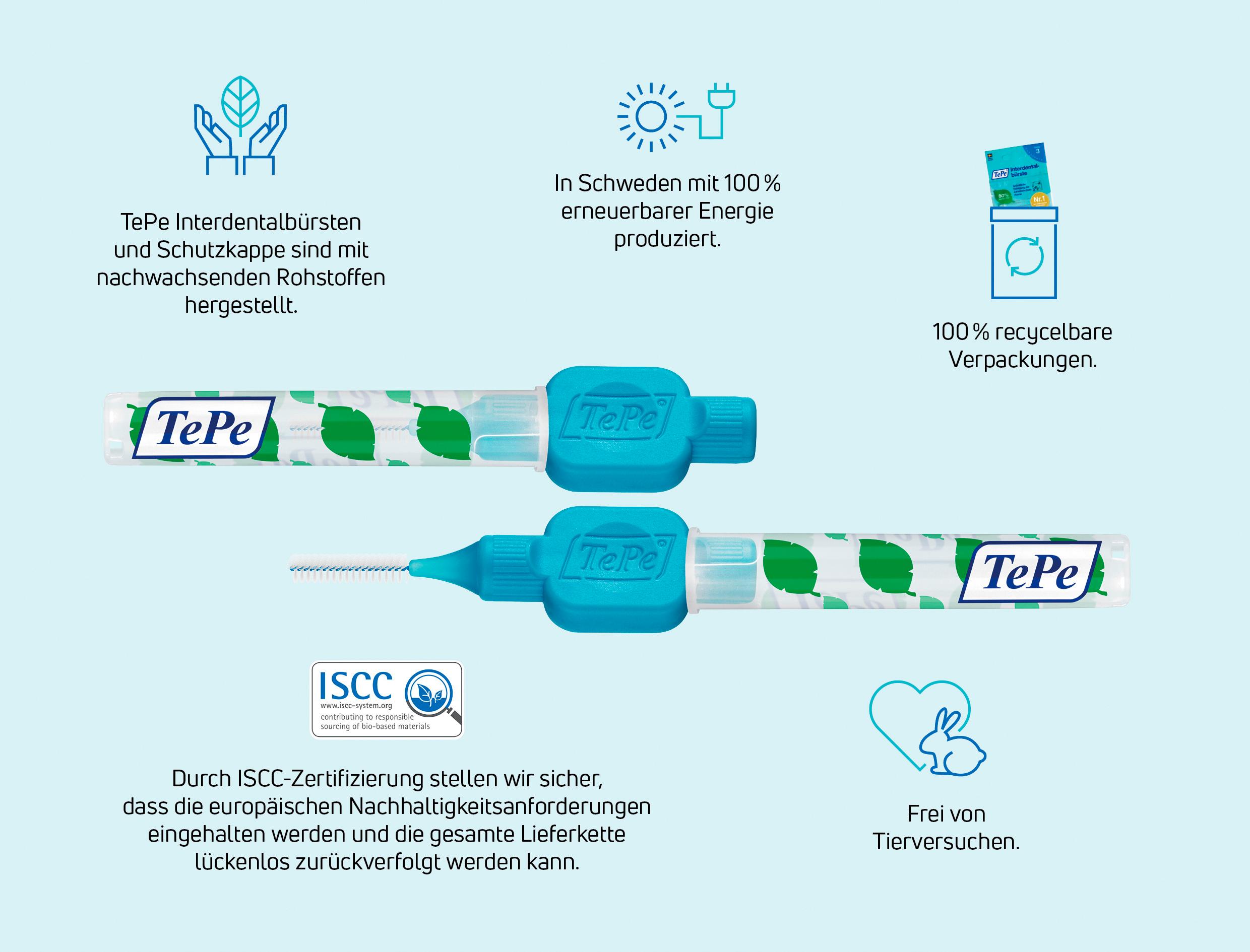 Produktbild TePe Interdentalbürste 0,6mm Gr. 3 5 von 6