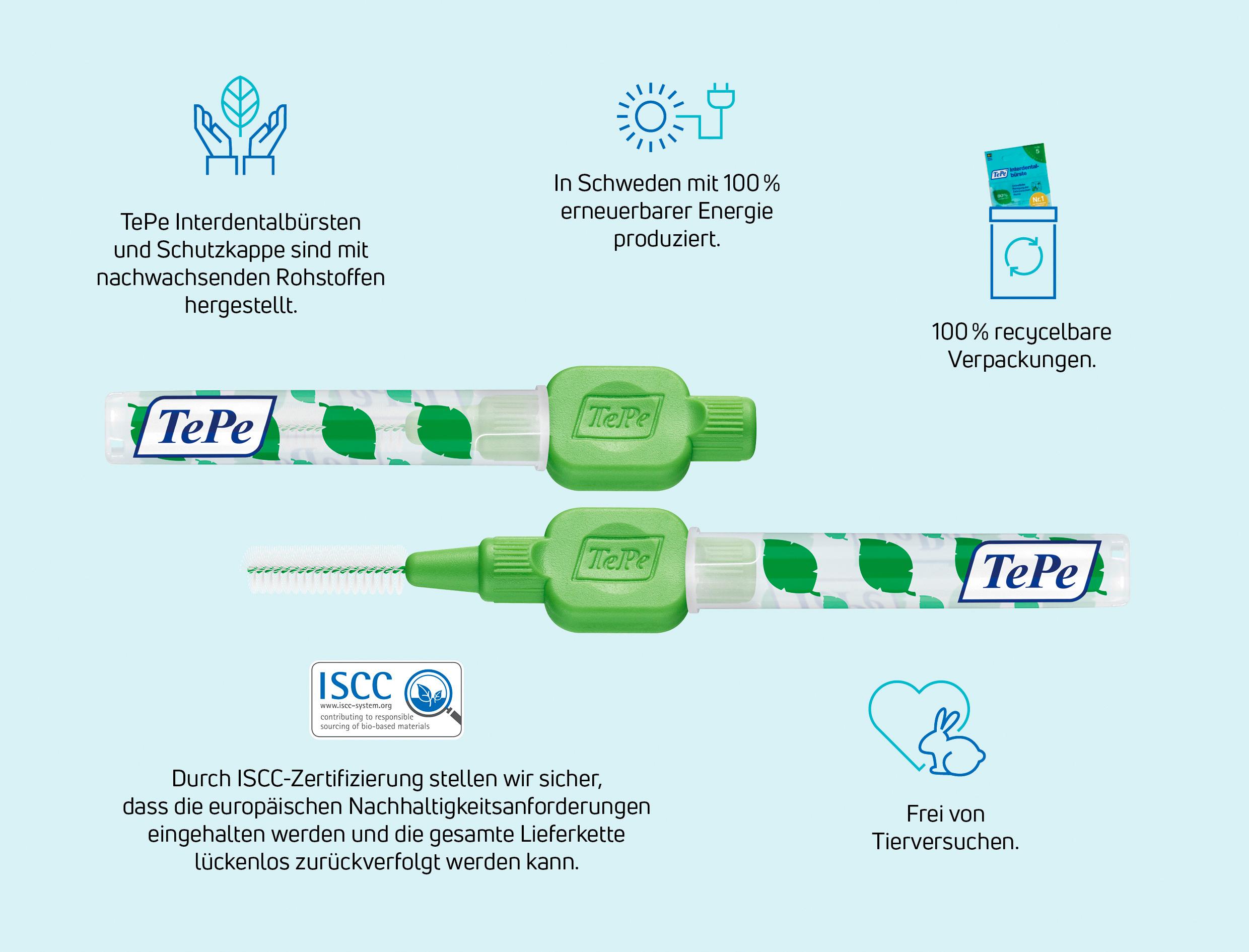 Produktbild TePe Interdentalbürste 0,8mm Gr. 5 6 von 6