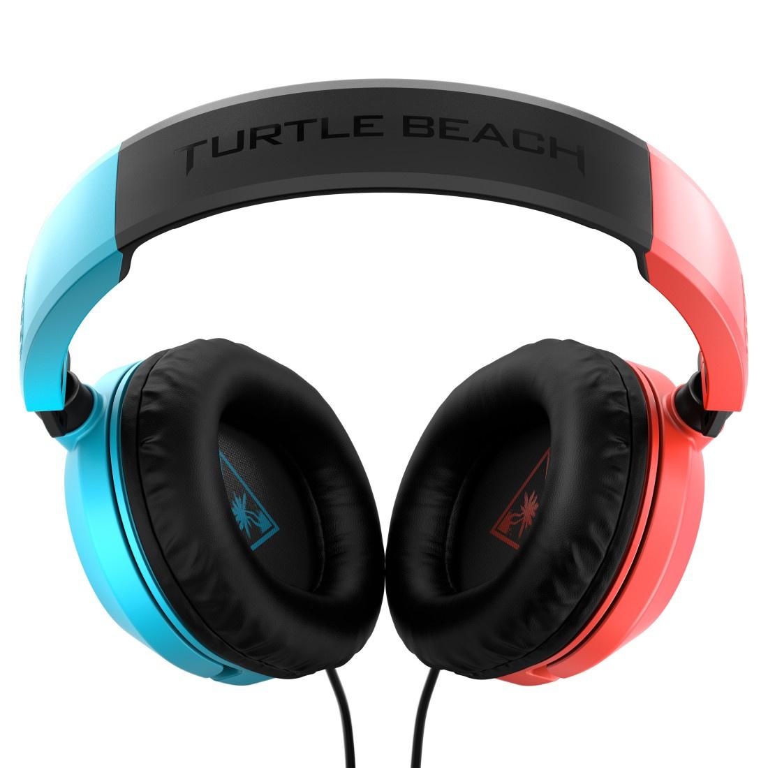 Produktbild TURTLE BEACH Over-Ear Stereo Gaming Headset"Recon 50N", Rot/Blau 2 von 3