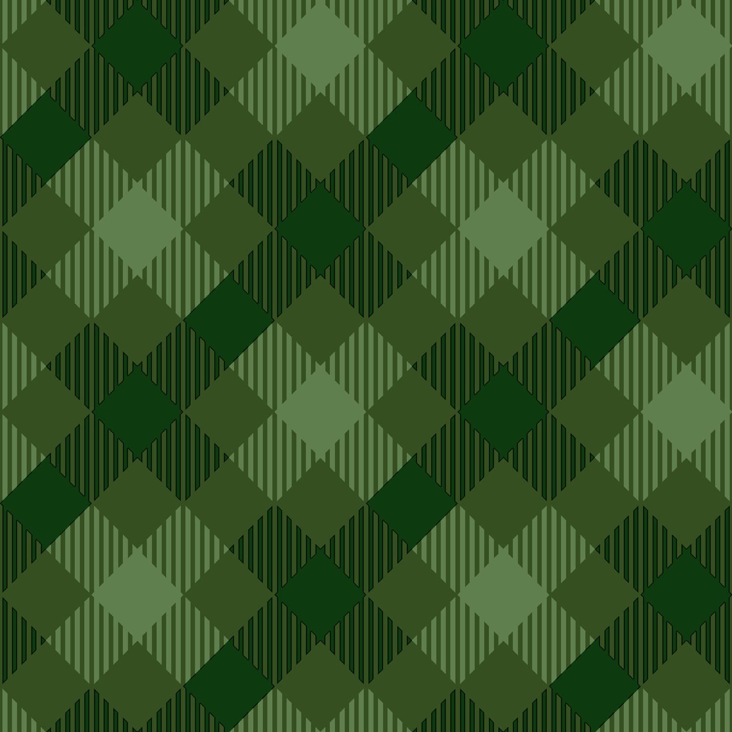Paper + Design Servietten Tartan Green 24x24cm