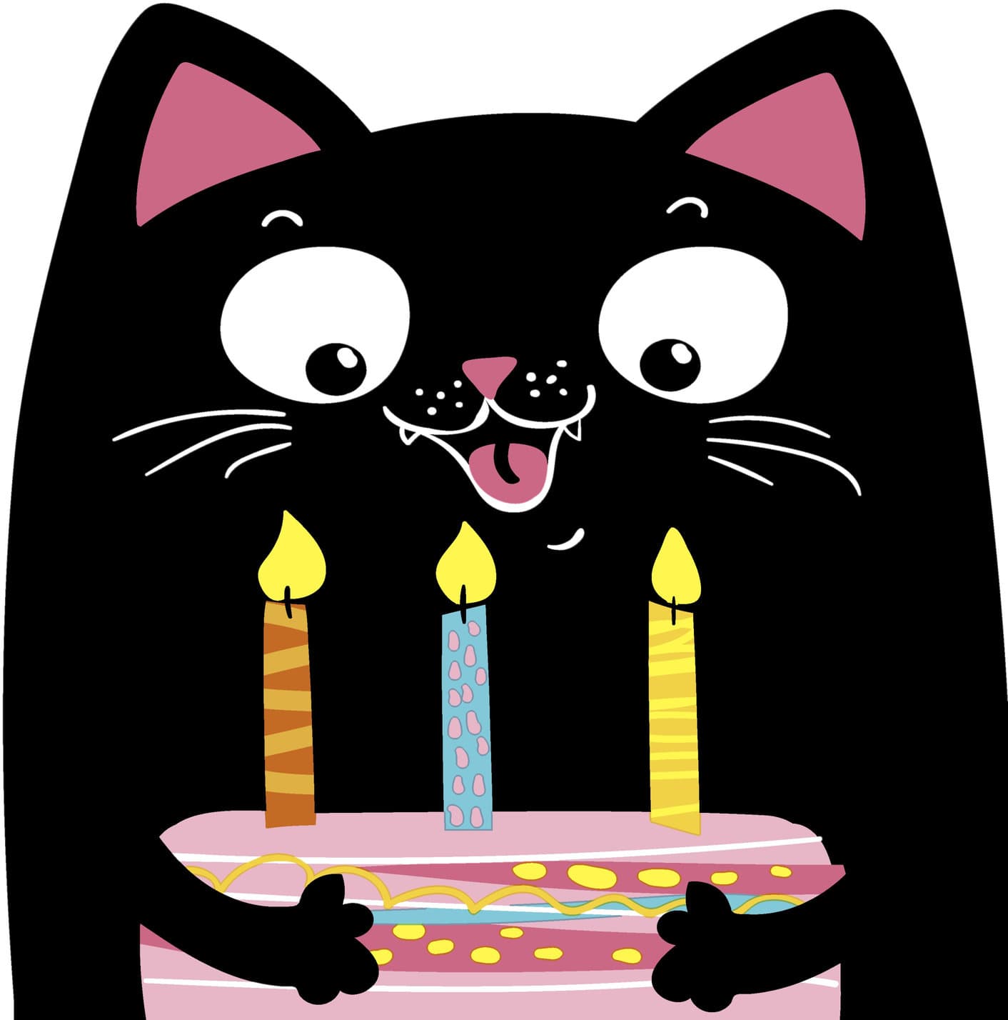 Paper + Design Servietten Party Cat 33x33cm