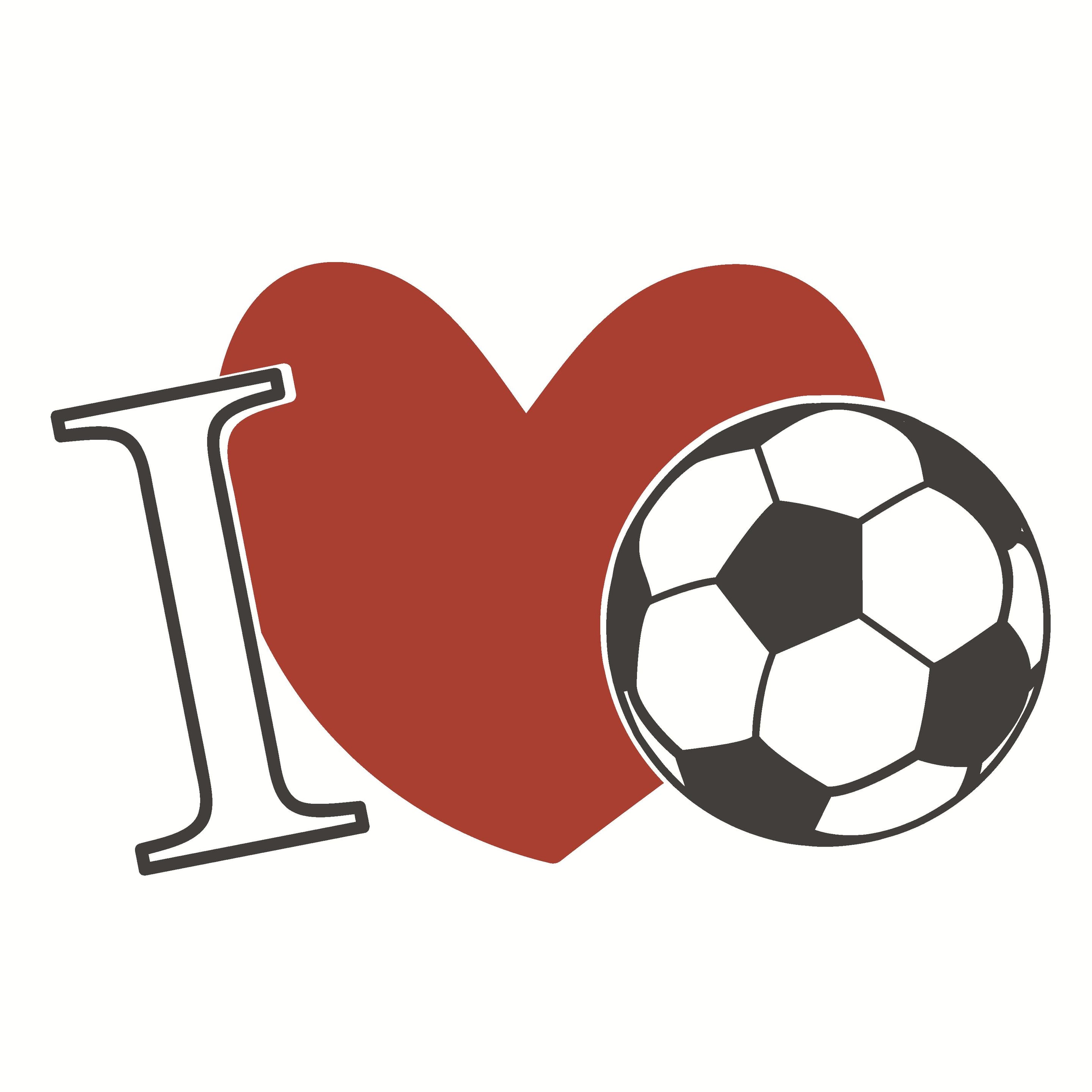 Paper + Design Servietten Football Heart 33x33cm