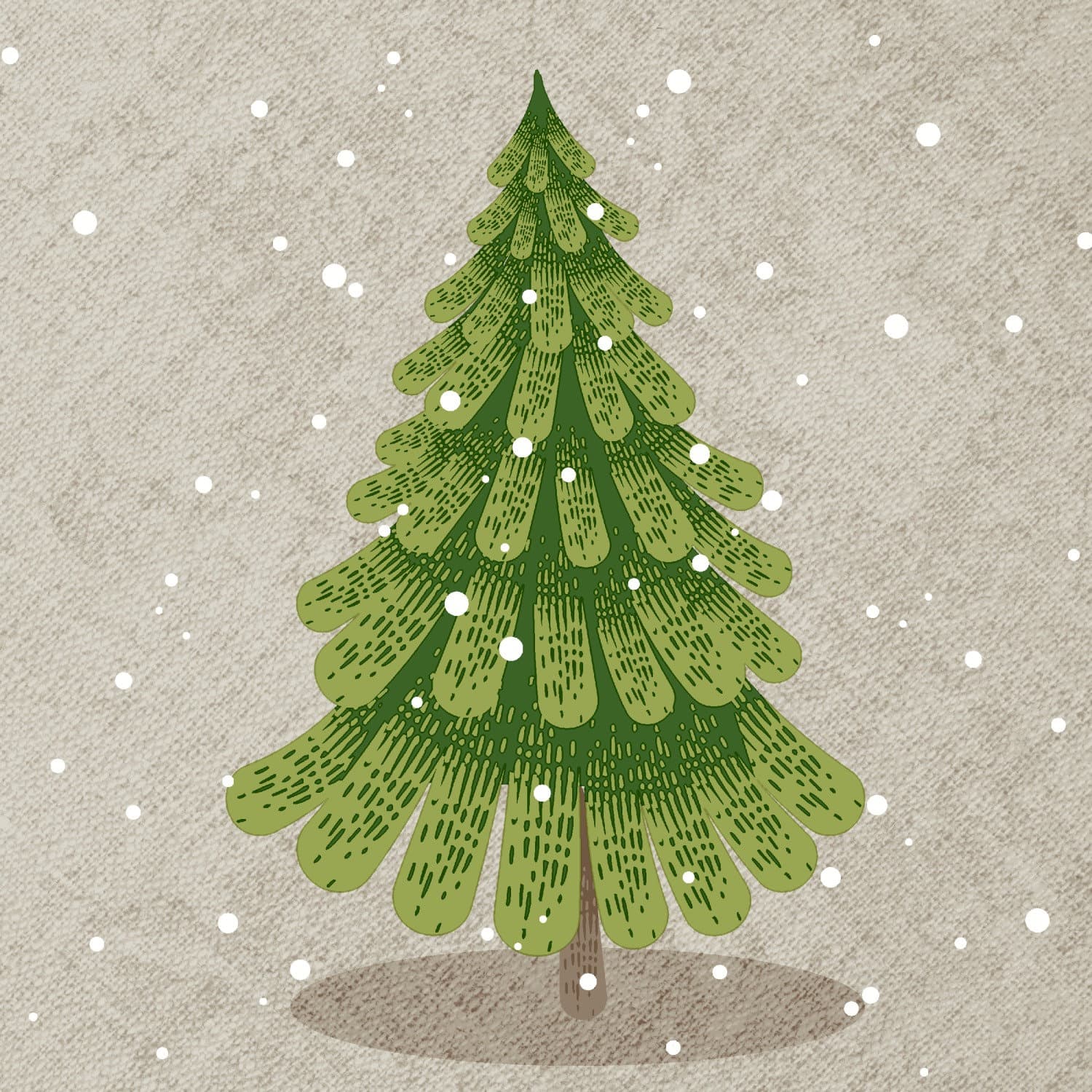 Paper + Design Servietten Crafty Tree 24x24cm