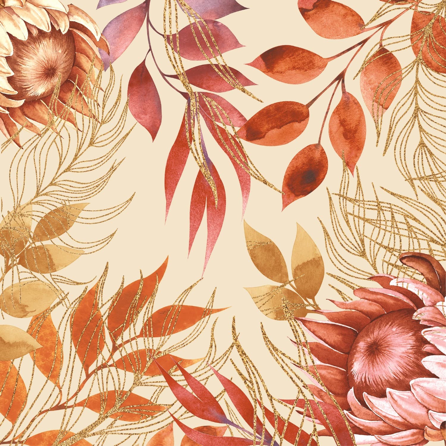 Paper + Design Servietten Fall Blossom 33x33cm