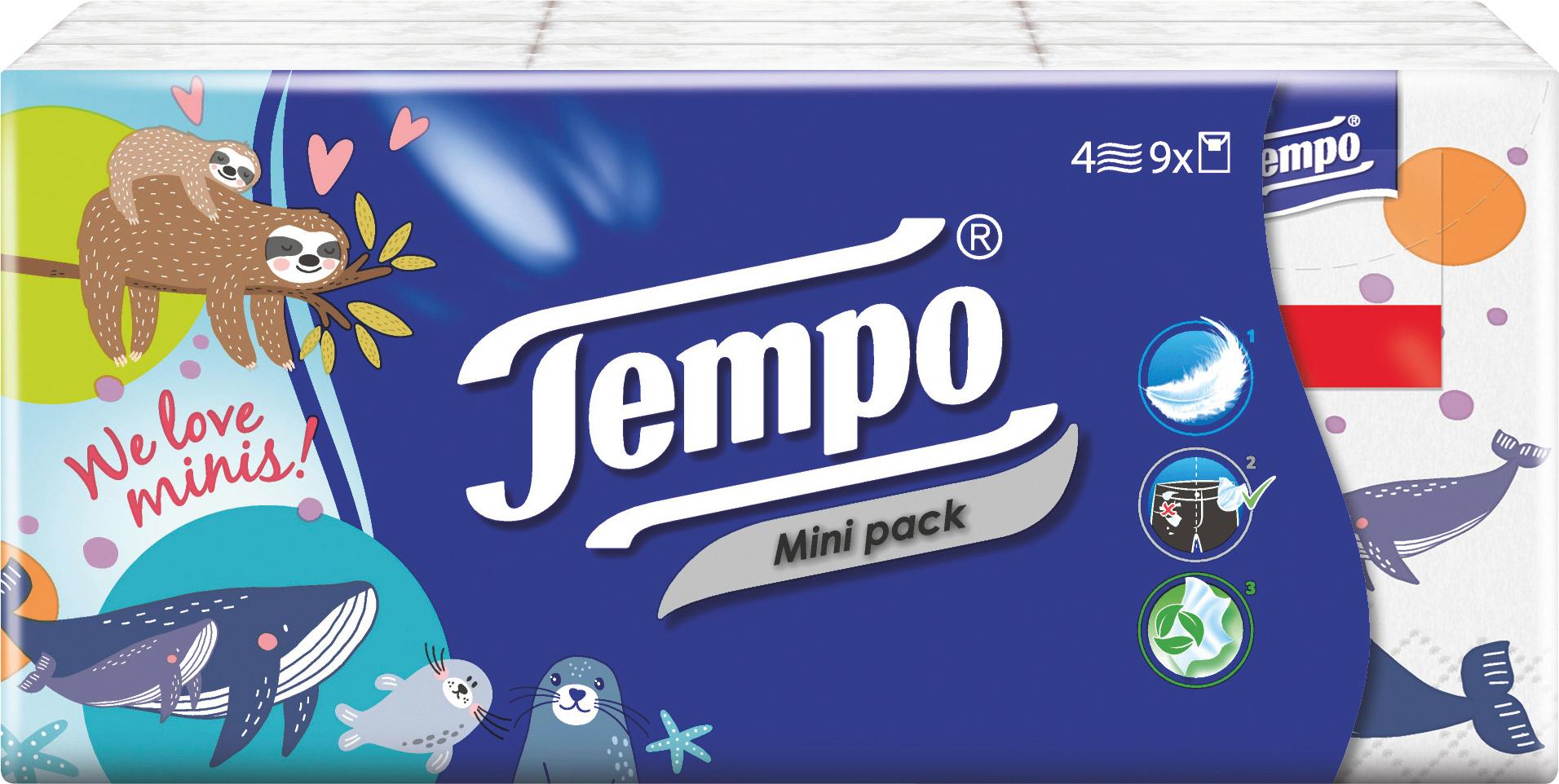 Tempo Taschentücher Mini Pack